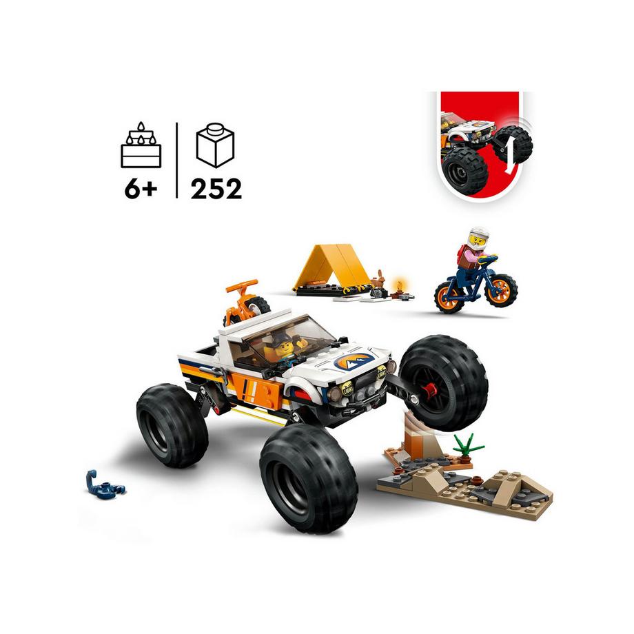 LEGO®  60387 Les aventures du 4x4 tout-terrain 