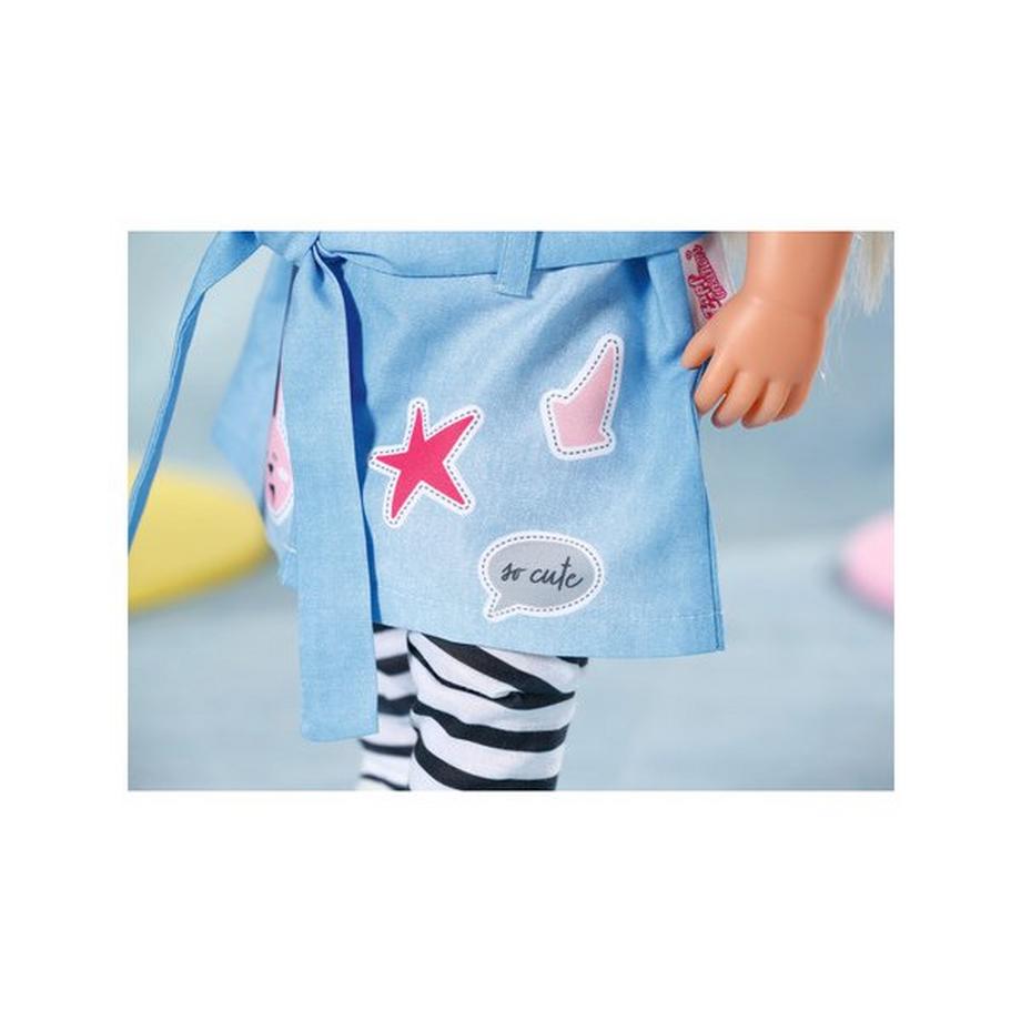 Zapf creation  @BB Deluxe Jeans Kleid 43cm 