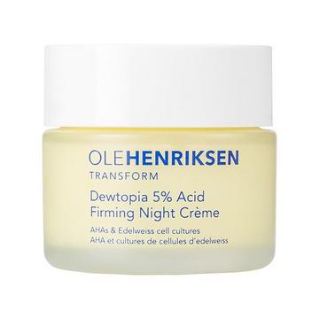 Dewtopia 5% Acid Firming Night Crème - Crème De Nuit Raffermissante Aux AHA