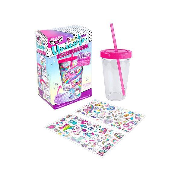 Image of Regenbogen Sticker Becher Multicolor