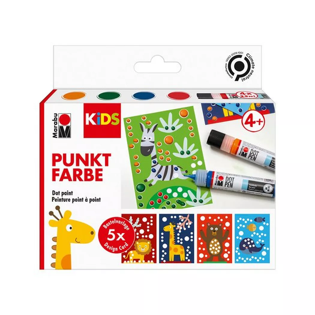 Marabu Kids Dot Pen Set Tiere