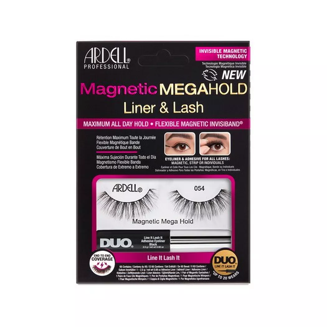 Ardell - Magnetic Megahold Liner & Lash Demi 054, 1 Paar, Black