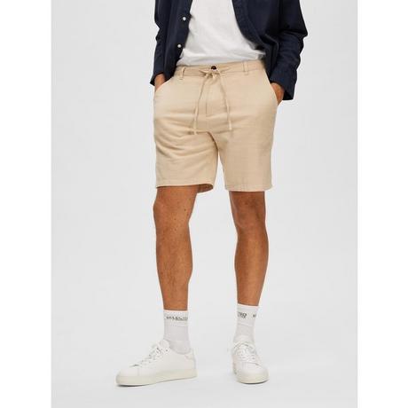 SELECTED Brody Leinen Shorts  