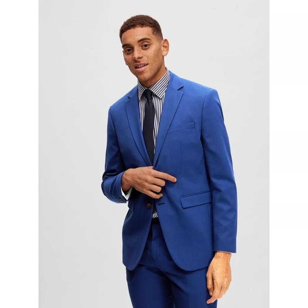 Selected - Blazer, für Herren, Blau, Größe 46