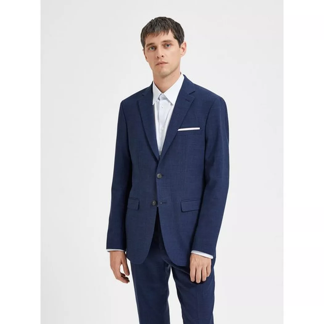 Selected - Blazer, für Herren, Dunkelblau, Größe 46