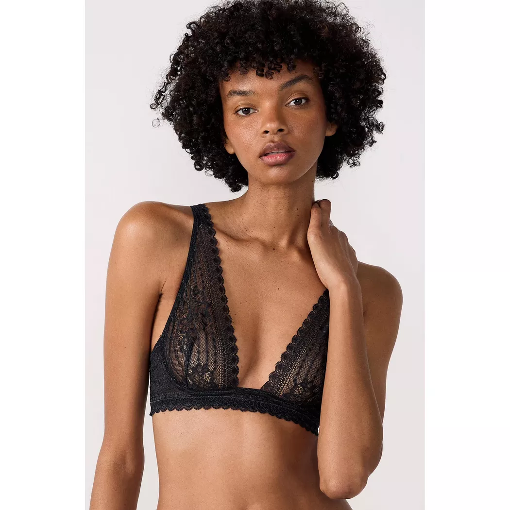 Etam - Triangle-BH, unwattiert, für Damen, Black, Größe 75C