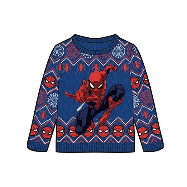 Image of Weihnachtspullover Spiderman Jungen Multicolor 122-128