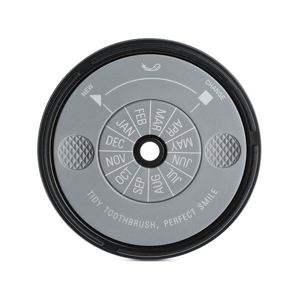 Piuma  Spazzolino+Base Nero Antibatterico Soft 