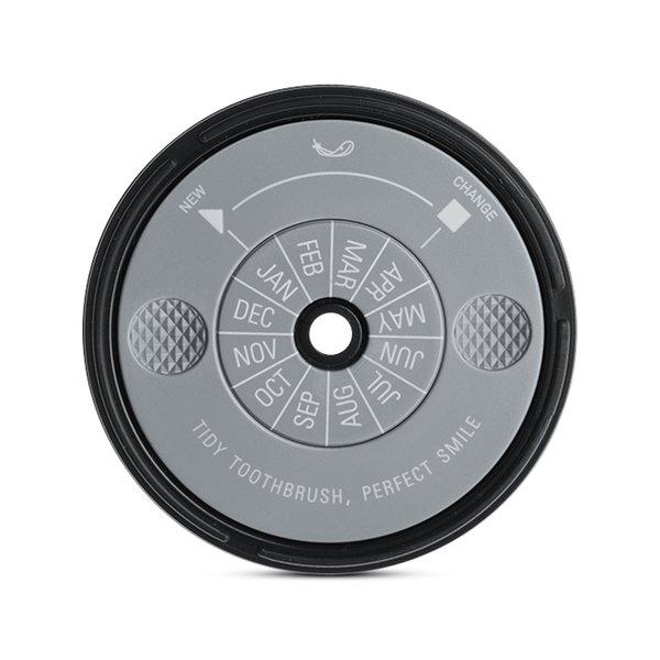 Piuma  Zahnbürste+Basis Schwarz Vit C Medium  