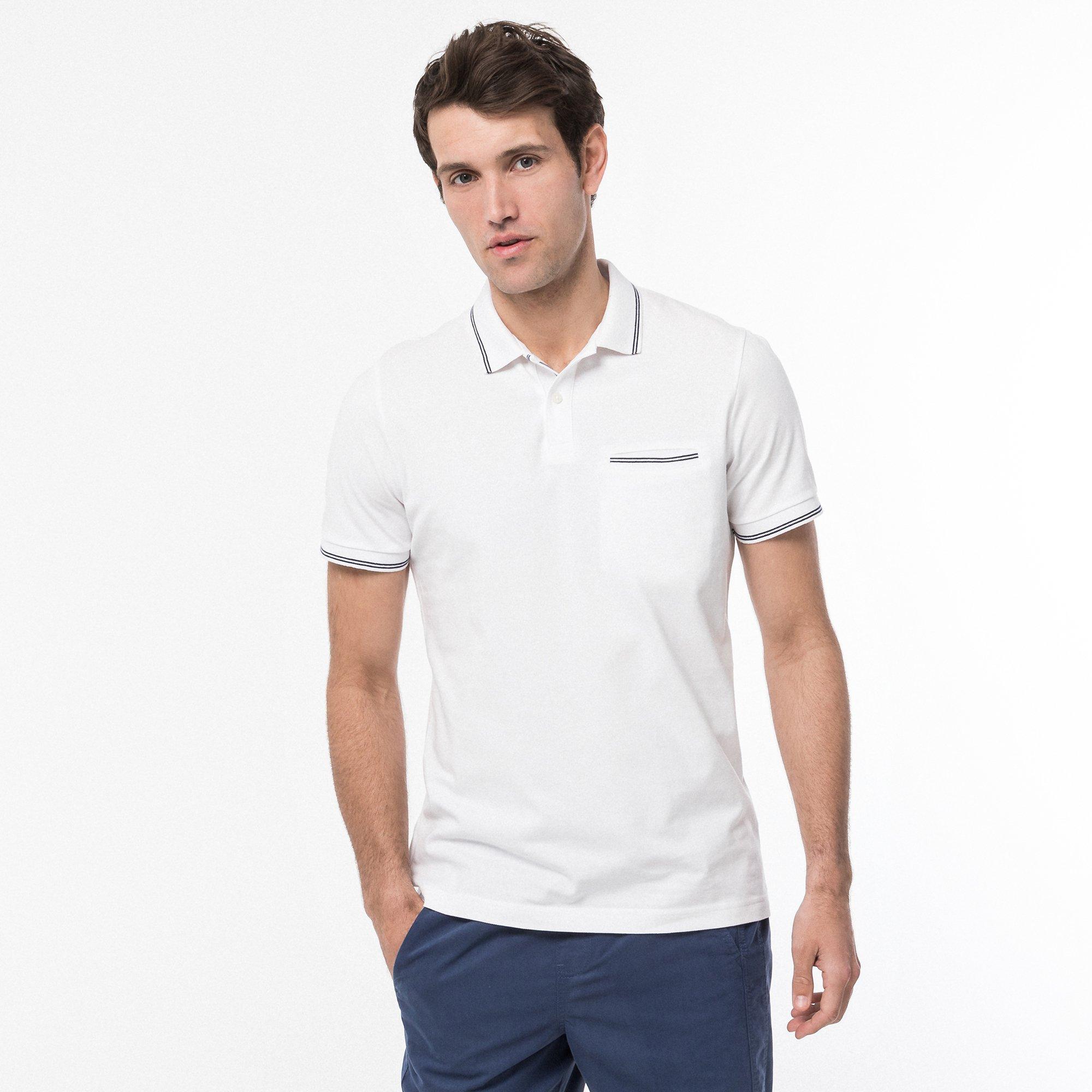 Image of Poloshirt Classic Fit, Kurzarm Herren Weiss XXL