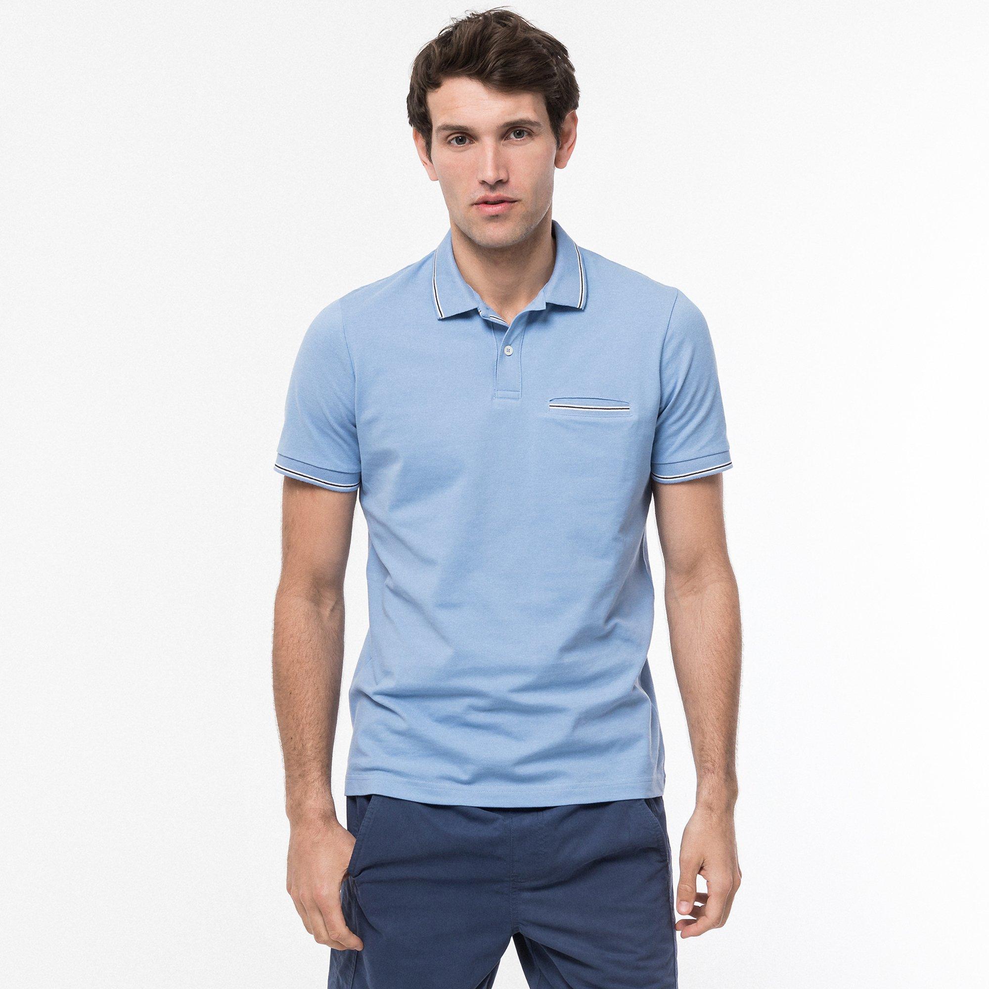 Image of Poloshirt Classic Fit, Kurzarm Herren Hellblau S