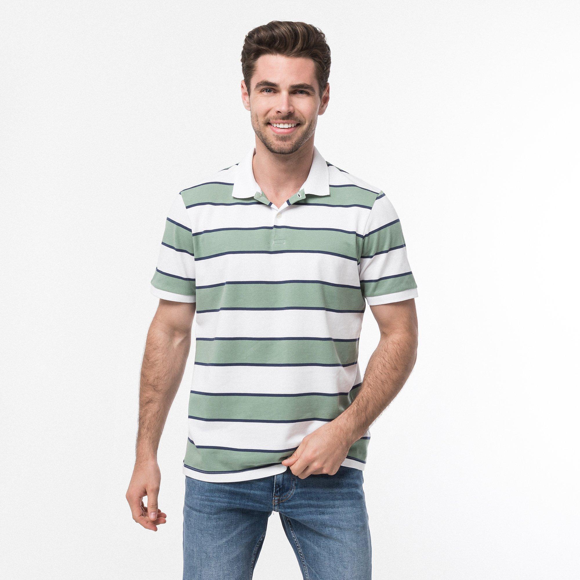 Image of Poloshirt Classic Fit, Kurzarm Herren Weiss M