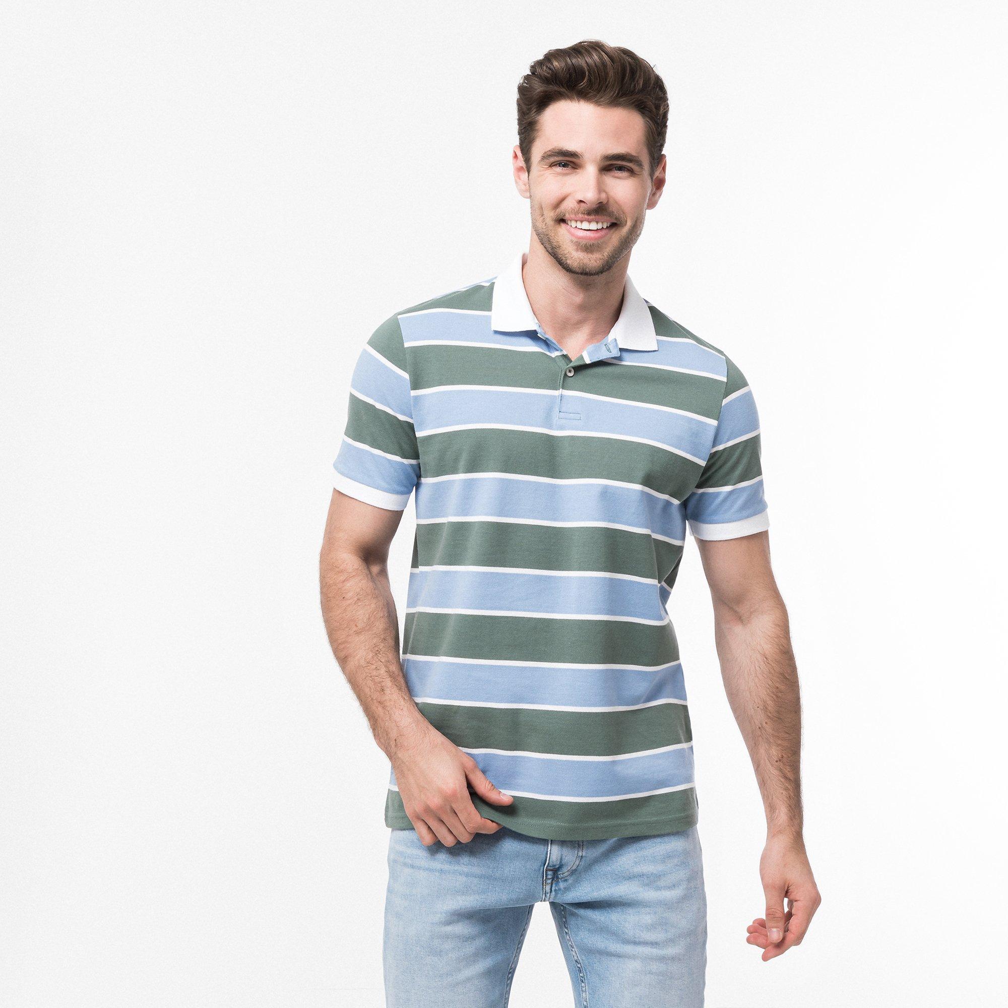 Image of Poloshirt Classic Fit, Kurzarm Herren Grün 3XL
