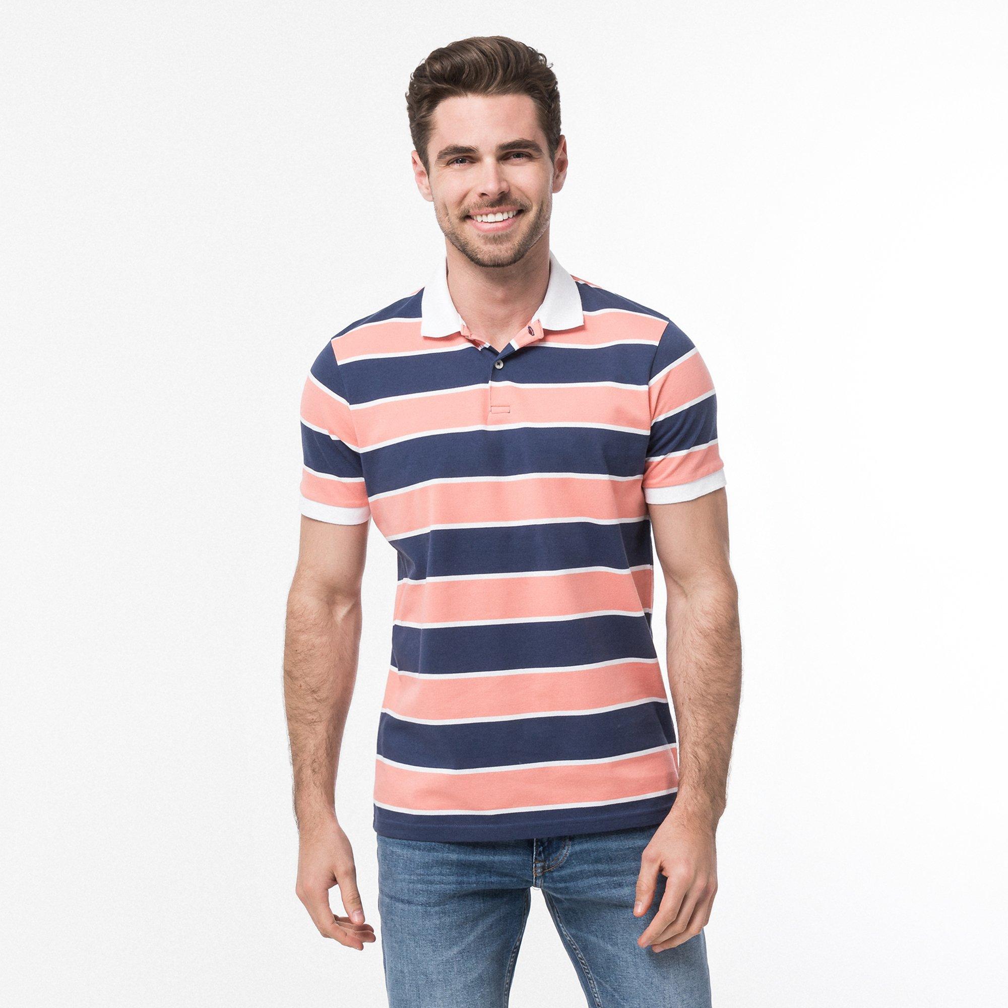Manor Man Polo Classic Fit Maniche Corte A Righe  