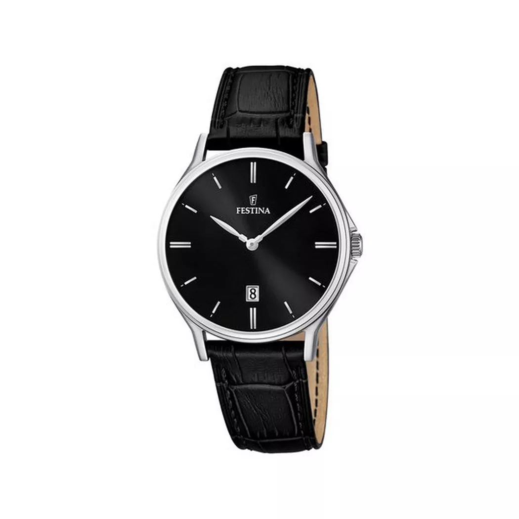 Festina - Analoguhr, Classiques, 39mm, Black