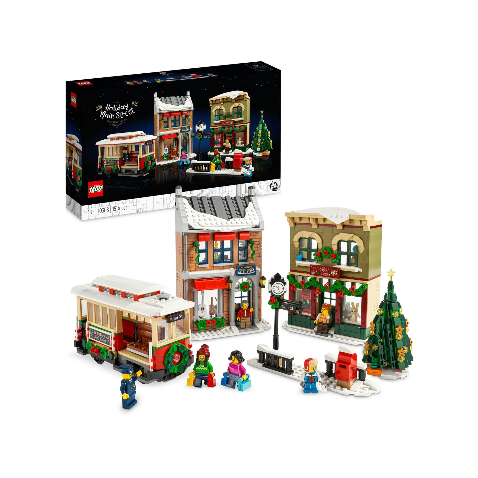 LEGO®  10308 La via principale addobbata a Natale 