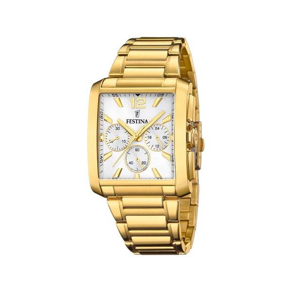 Image of Chronograph Uhr Herren Gold 38mm