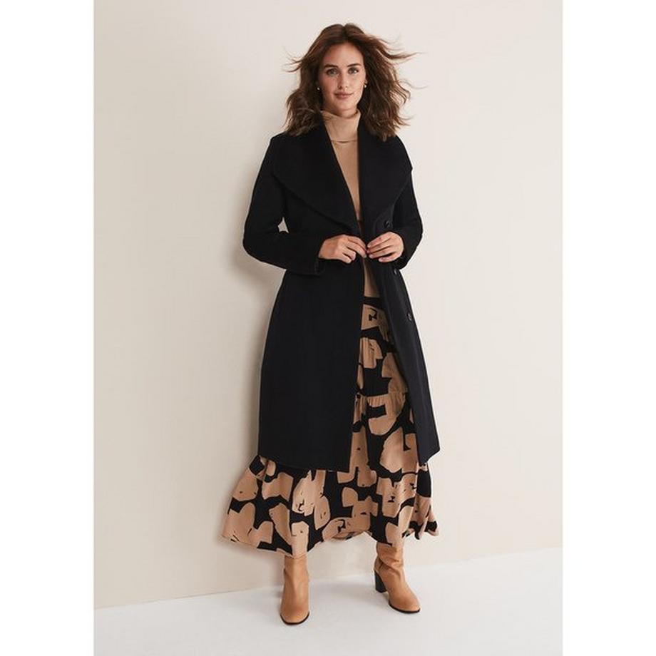 Phase Eight Nicci Manteau enveloppant avec col à revers  