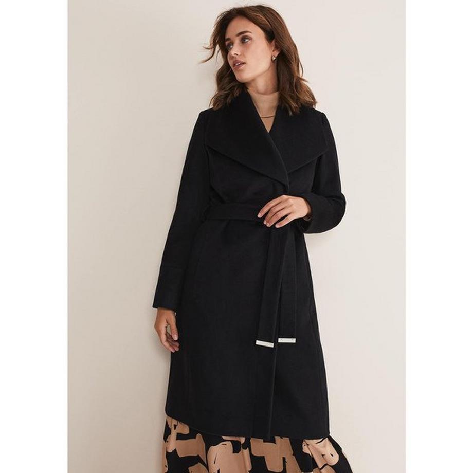Phase Eight Nicci Manteau enveloppant avec col à revers  