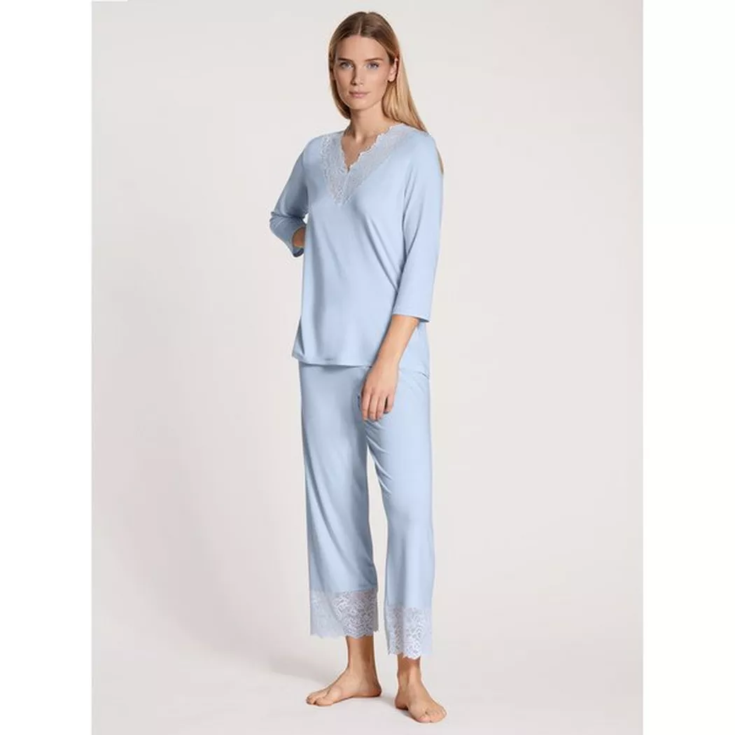 Calida - Pyjama, für Damen, Blau, Größe L