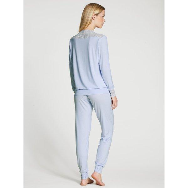 CALIDA Elegant Dreams Pyjama Set lang mit Bündchen  