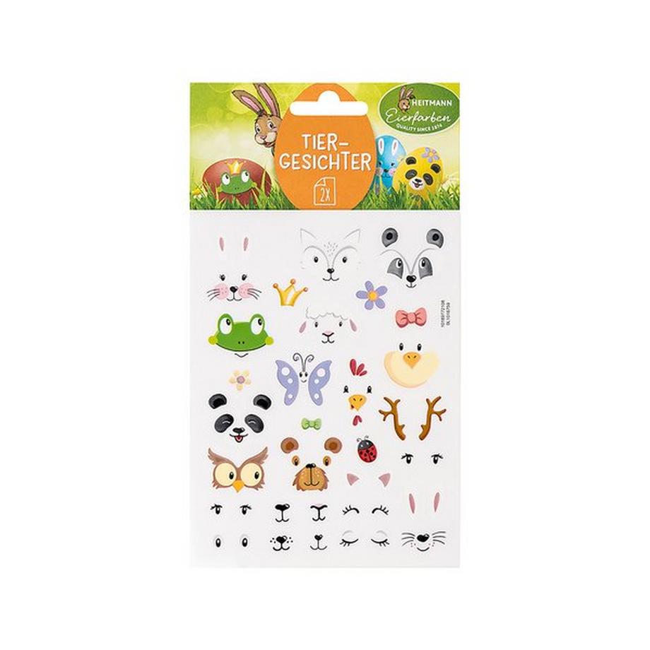 Brauns Heitmann Sticker Tiergesichter 