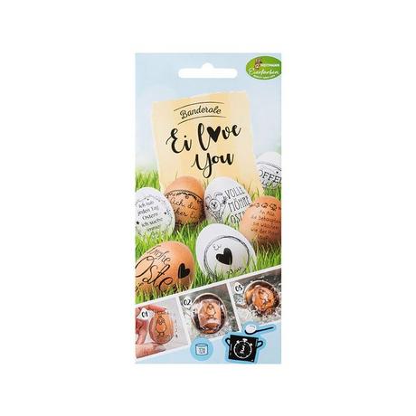 Brauns-Heitmann Banderole pour œufs Ei love you 
