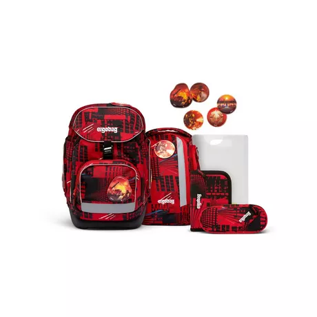 Ergobag Schultornister-Set, 6-teilig Pack, AlarmBärreitschaft 