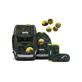 Ergobag Schultornister-Set, 5-teilig Cubo, MähdreschBär Black