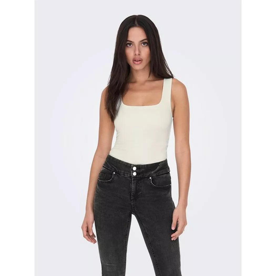 Only - T-Shirt, für Damen, Offwhite, Größe XS