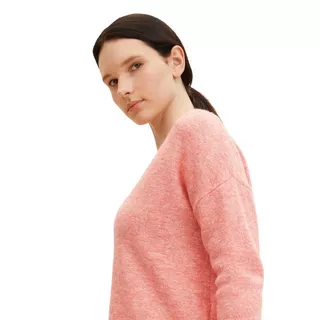 TOM TAILOR Denim  Maglione scollo a V Pesca