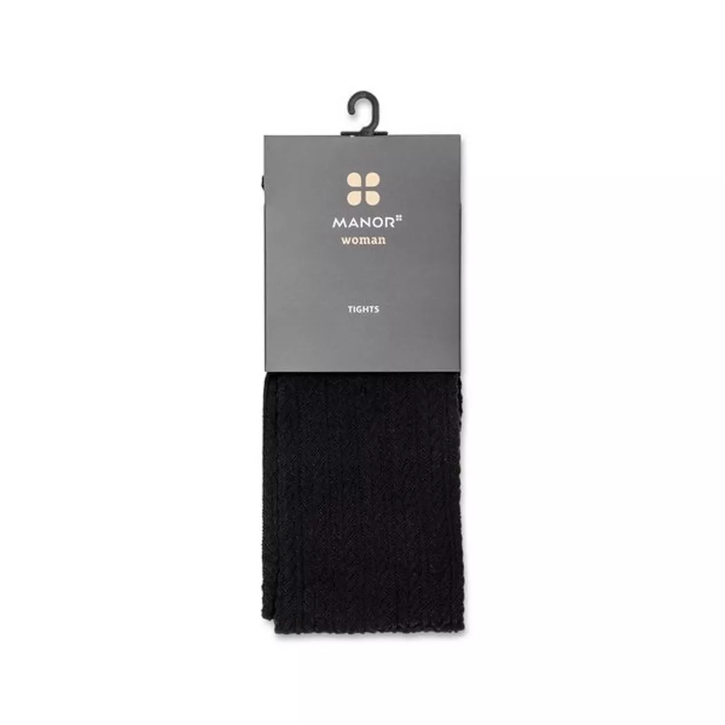 Manor Woman - Strumpfhosen, für Damen, Black, Größe L