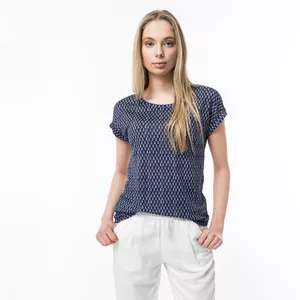 T-shirt col rond,mc