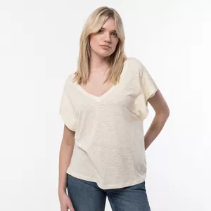 T-Shirt, V-Neck, kurzarm
