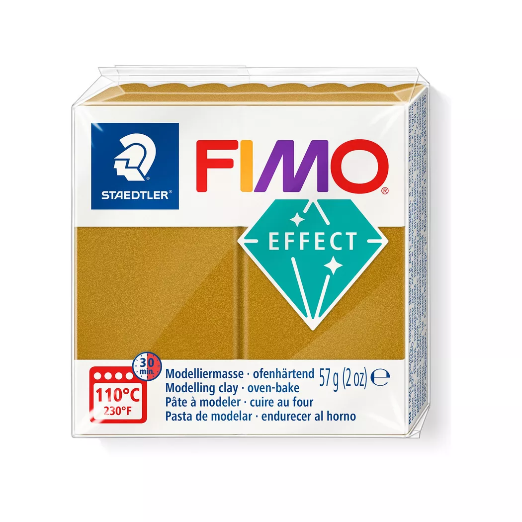 FIMO - Modelliermasse, ofenhärtend, 5.5X5.5X1.5CM, Gold