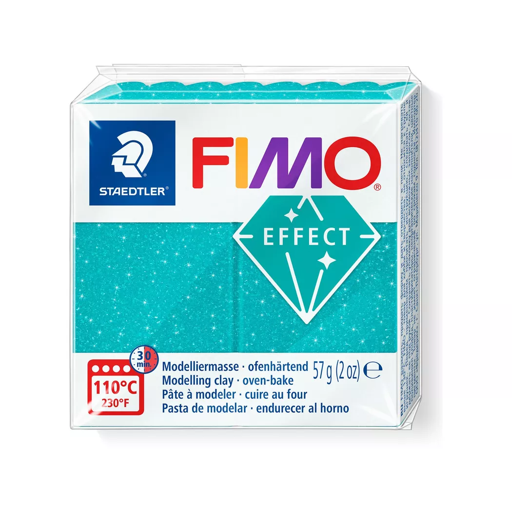 FIMO - Modelliermasse, ofenhärtend, 5.5X5.5X1.5CM, Türkisblau