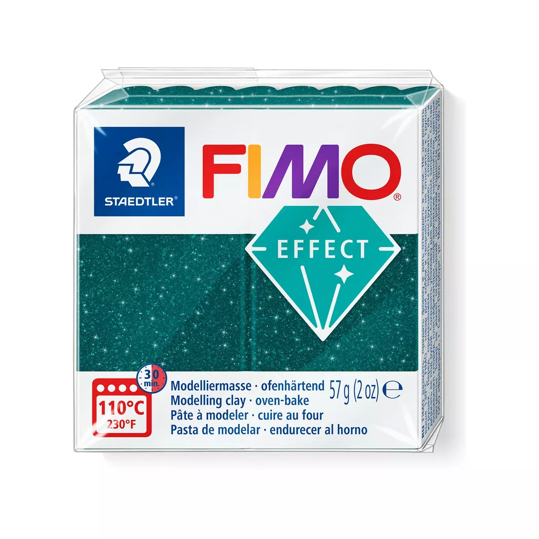 FIMO - Modelliermasse, ofenhärtend, 5.5X5.5X1.5CM, Grün