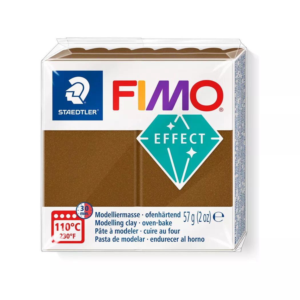 FIMO - Modelliermasse, ofenhärtend, 5.5X5.5X1.5CM, Bronze