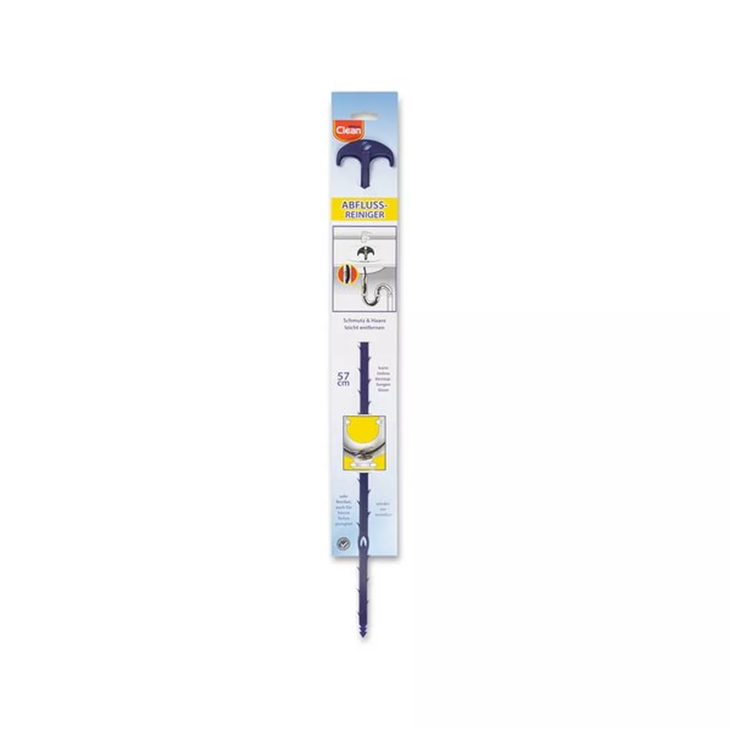 Clean - Abflussreiniger, 57cm, Blau