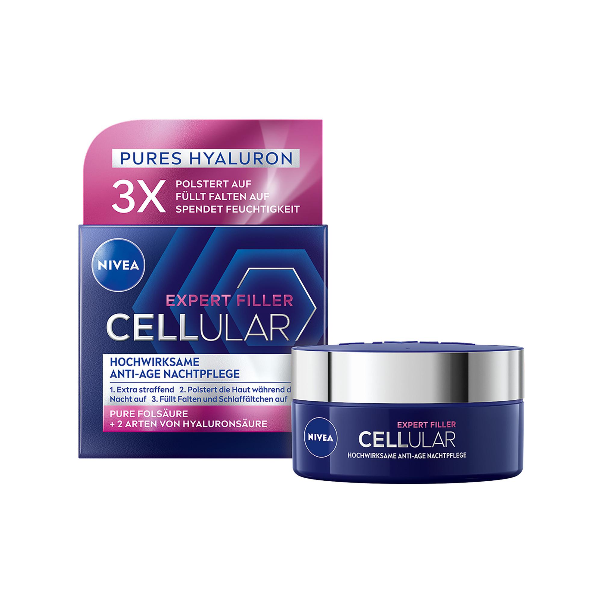 NIVEA  Cellular Expert Filler Anti-Age Nachtpflege 