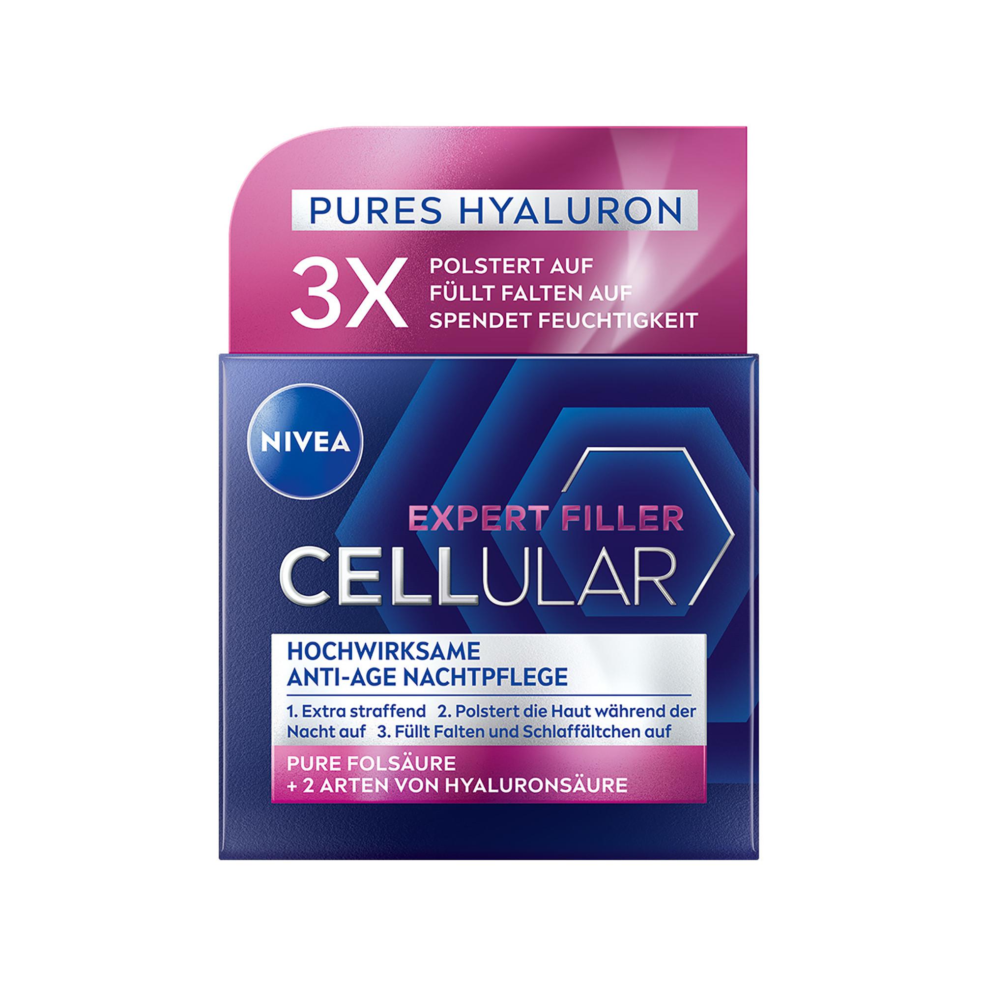 NIVEA  Cellular Expert Filler Anti-Age Nachtpflege 