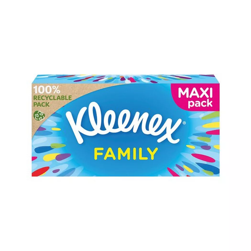 Kleenex - Original Family Box Kosmetiktücher, 128STK