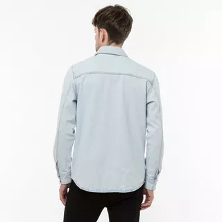 Manor Man Overshirt  Blau Denim