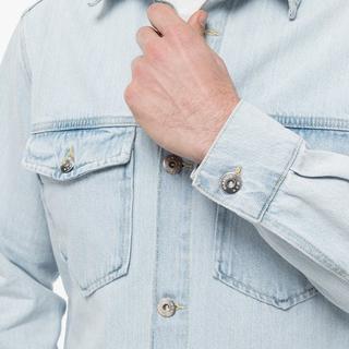 Manor Man Denim Overshirt Regular Fit  