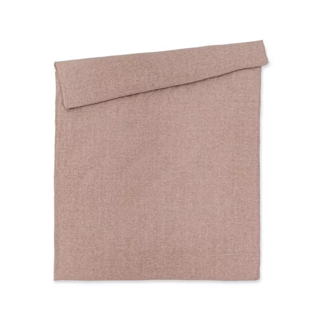 Manor - Duvetbezug, Lindo Chambray Duvetbezug, 240 x 240 CM, Weinrot