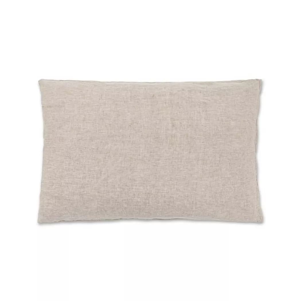 Manor - Kissenbezug, Lindo Chambray Kissenbezug, 65 x 100 cm, Hellbraun
