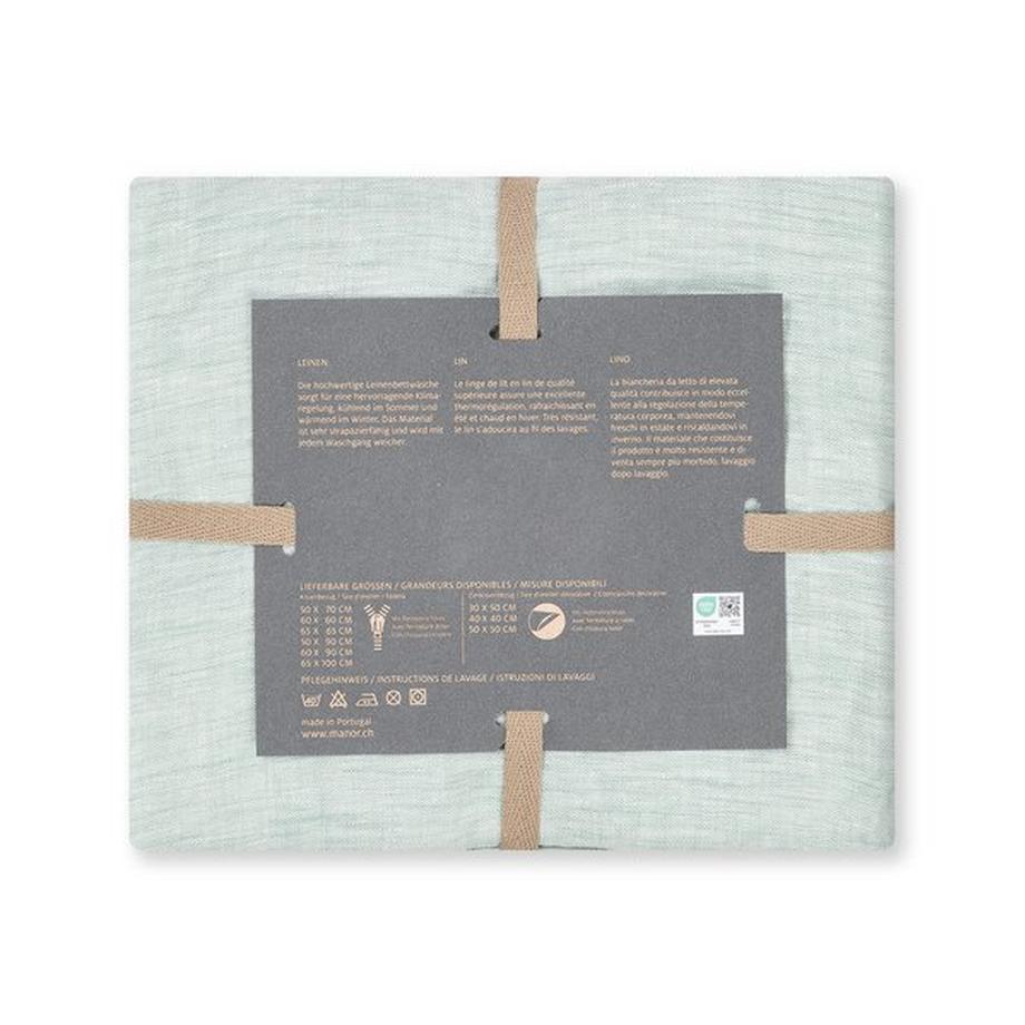 Manor Zierkissenbezug Lindo Chambray 