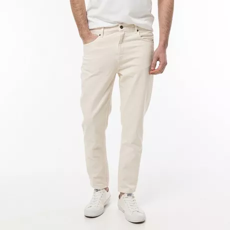 Manor Man Jeans, Tapered Fit  Ecru