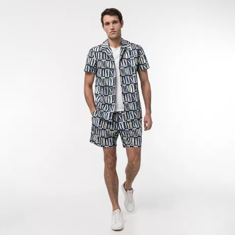 TOMMY JEANS TJM CLSC TOMMY AOP SS SHIRT Hemd, kurzarm 