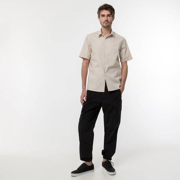 Image of Hemd, Kurzarm Herren Beige XL